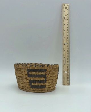 Antique Vintage Native American Indian Woven Basket C 1800’s To 1900’s