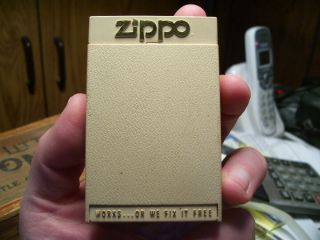 Vintage Zippo Monogram Dme Cigarette Lighter In Case