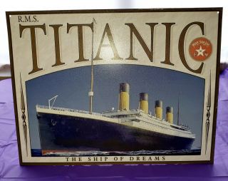 Titanic The Ship Of Dreams Metal Tin Sign