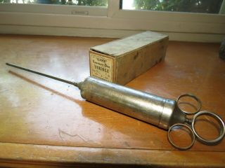 Vintage Becton & Dickinson Veterinary Syringe