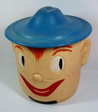 1943 Smiling Oscar Cookie Jar By Robinson Ransbottom Vintage [8233]