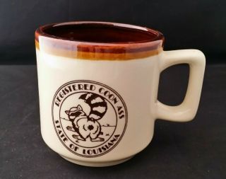 Registered Coon Ass Louisiana Coffee Mug