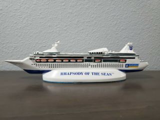 Royal Caribbean Rhapsody Of The Seas Cruise Ship Model Resin Travel Souvenir 11 "