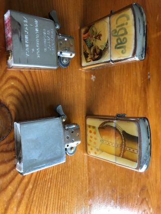 Vintage Look Pinup Girl And Spanish Puffs Lighter 1 - Zippo - Pre Owned 3