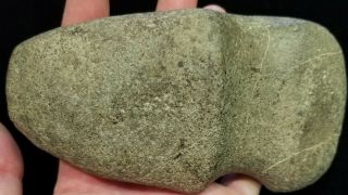 Authentic Ohio 5 " Polished Hardstone 3/4 Grooved Axe Great Artifact
