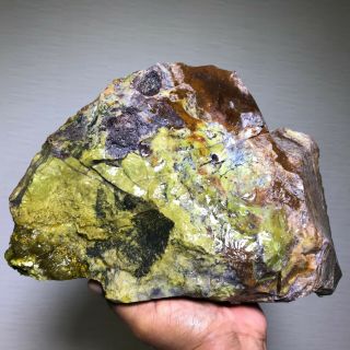 Solid Green Dendretic Agatized Opal Rough - 22 Lbs From - Africa