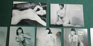 12 Betty Page Pin up Trading Cards 2