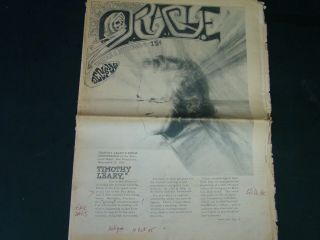 1966 San Francisco Oracle Newspaper 4 Timothy Leary Psychedelic Lsd