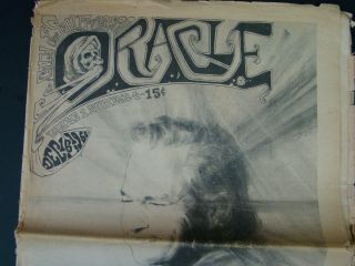 1966 San Francisco Oracle Newspaper 4 Timothy Leary Psychedelic LSD 2