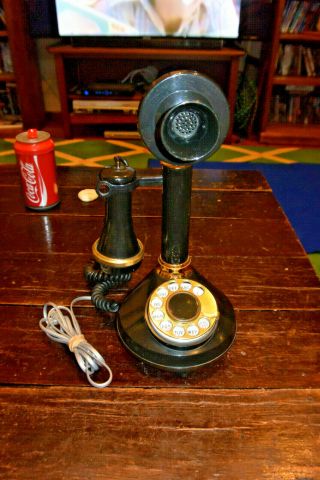 Vintage 1975 Western Electric Candlestick Rotary Telephone 100 Guaranteed
