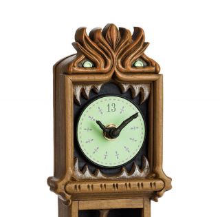 Disney Parks Haunted Mansion 13 Hour Grandfather Clock Glow in Dark Figurine 2