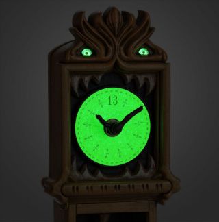 Disney Parks Haunted Mansion 13 Hour Grandfather Clock Glow in Dark Figurine 3