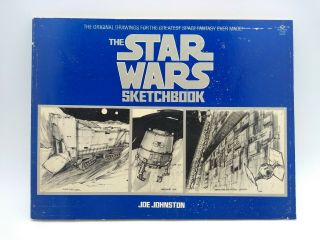1977 Star Wars Sketchbook First Edition Softcover Joe Johnston