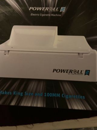 Powerroll2 Electric White Cigarette Machine By Top - O - Matic King Size & 100mm