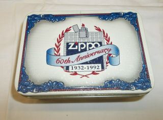 60TH Anniversary Zippo Lighter 1932 - 1992 3