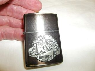 60TH Anniversary Zippo Lighter 1932 - 1992 4
