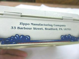 60TH Anniversary Zippo Lighter 1932 - 1992 8