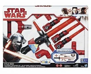 Star Wars Kylo Ren Toys R Us Exclusive Bladebuilders Electronic Lightsaber Set