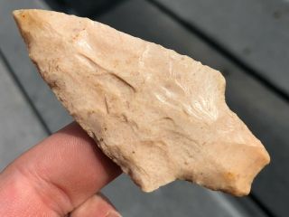 Colorful Dickson Point Ray Co. ,  Missouri Authentic Arrowhead Artifact Mb17