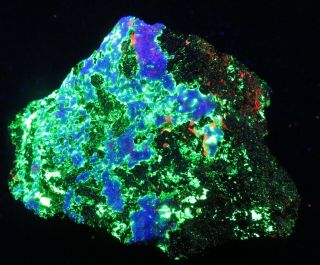 Franklin Fluorescents : Hardystonite And Willemite : Franklin,  N.  J.