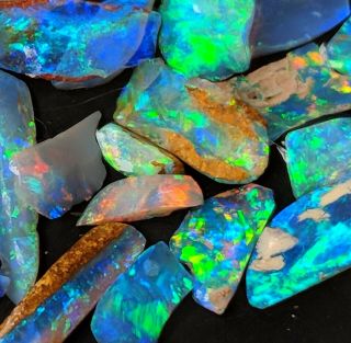 Nr Bench - Up 30 Cts Gem Crystal Opal Chips For Inlay