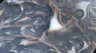 Rock Slab Ochoco Tube Agate - Eerie,  Swirling Pattern