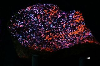 Exceedingly Bright Sphalerite And Willemite Sw/lw – Sterling,  Nj
