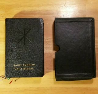 St.  Saint Andrew Daily Missal 1958.  1962 E.  M.  Lohmann Co.  Vintage Rare Book