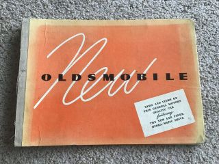 1947 Oldsmobile Dealership Showroom Salesmans Dealer Album.