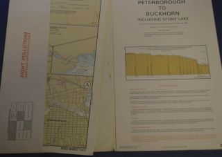 Maps Small Craft Chart Trent - Severn Waterway Peterborough Buckhorn 2023 3 Maps