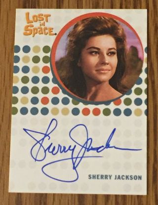 Complete Lost In Space Sherry Jackson As Effra Autograph Auto Card Rittenhouse