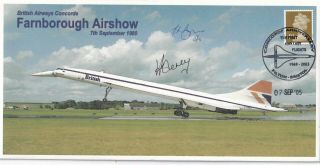 (a30778) Gb Cover Concorde Signed Leney / Bandall Farnborough Filton 2005 1 Of 1