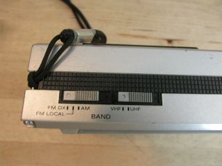 Vintage 1985 TV AM/FM Stereo Mate Headphone Radio Watchman Sony 5