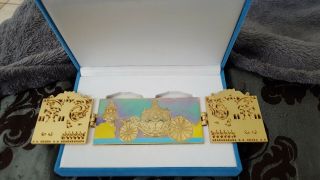Disney Dssh Dsf Cinderella Carriage Hinged Gate Jumbo Le 150 Boxed Pin