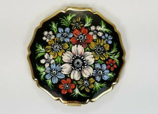 Vintage Stratton Enamel Compact Made In England