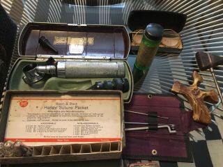 Vintage Medical Tools & Bag 4
