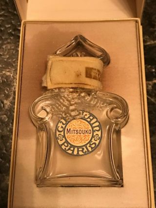 Vintage Perfume Bottle Mitsouko Guerlain Paris
