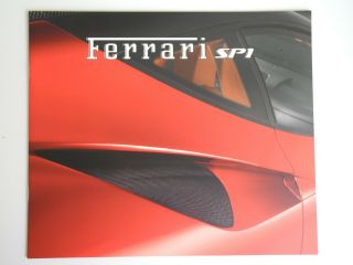 Ferrari Sp1 Pininfarina Deluxe Brochure 430 360 488 Gto Japan Rare