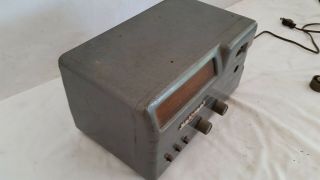 NC National SW - 54 - 1 Multiband Shortwave Radio Metal Cabinet,  Repair 3