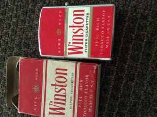 Winston Cigarette Brand Ad Lighter,  Winston