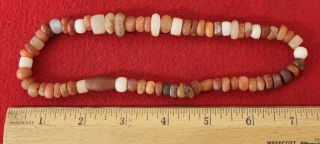Small Strand Of Neolithic Stone Beads 9