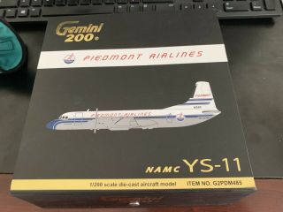 1 200 Gemini Jets Piedmont Airlines Ys - 11 N158p G2pdm485