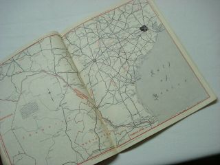 VINTAGE 1958 RAND MCNALLY ROAD ATLAS OF THE UNITED STATES AND RADIO GUIDE 4