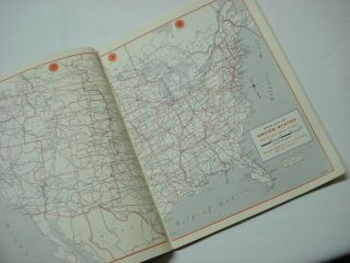 VINTAGE 1958 RAND MCNALLY ROAD ATLAS OF THE UNITED STATES AND RADIO GUIDE 6