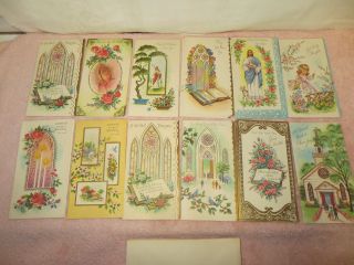 Vintage Bible Verse Get Well Cards - Religious - 21 Cards/19 Envelopes -
