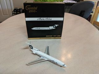 , Rare 1/200 Gemini 200 Alaska Airlines Boeing 727 - 200 Airliner N - 294as