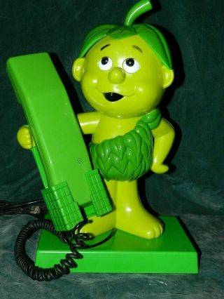 Vintage 1984 Telephone Little Sprout Jolly Green Giant Pillsbury