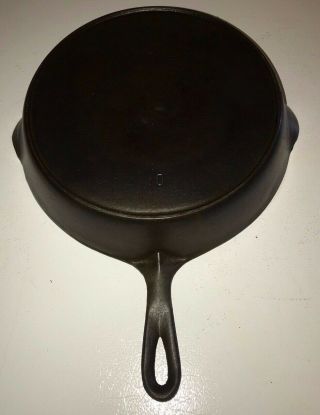 Old Puritan Cast Iron Skillet 10 W/Heat Ring Made By Favorite For Sears Roebuck 5