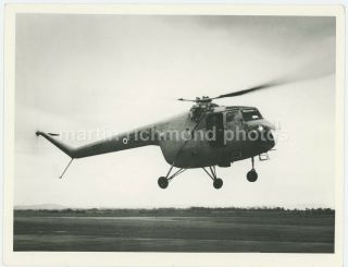 275 Squadron Bristol Sycamore Helicopter Xg514 Large Ministry Photo,  Bz556