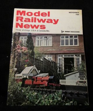 Model Railway News 1969 November O Gauge Wagon Fishplates L&y Lineside Structure